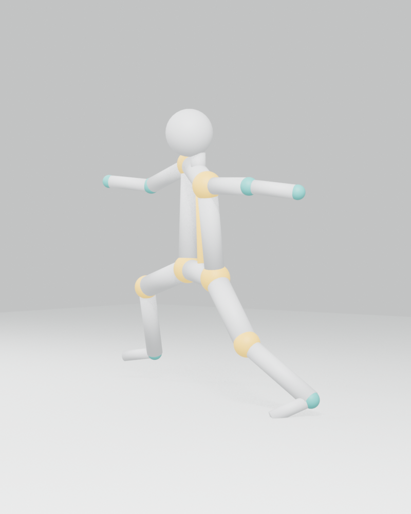Anatomy layer, three-quarter
